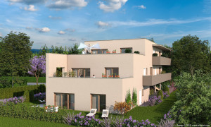 Wohnung zu mieten: 8053 Graz - Außenansicht 3D Render Wohnung zu mieten: 8053 Graz - Außenansicht 3D Render