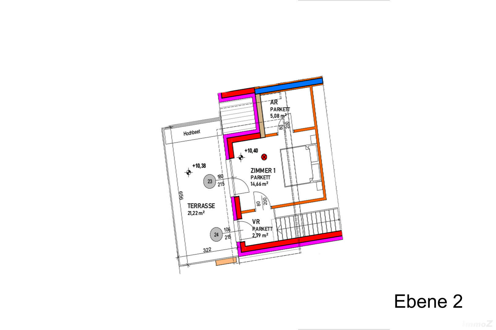 Wohnung zu kaufen: Schmiedgasse 14 - 16, 8430 Leibnitz - Grundriss Ebene 2