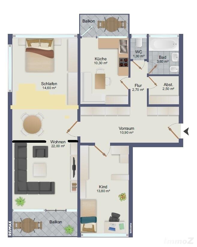 Wohnung zu kaufen: 8010 Graz - Plan