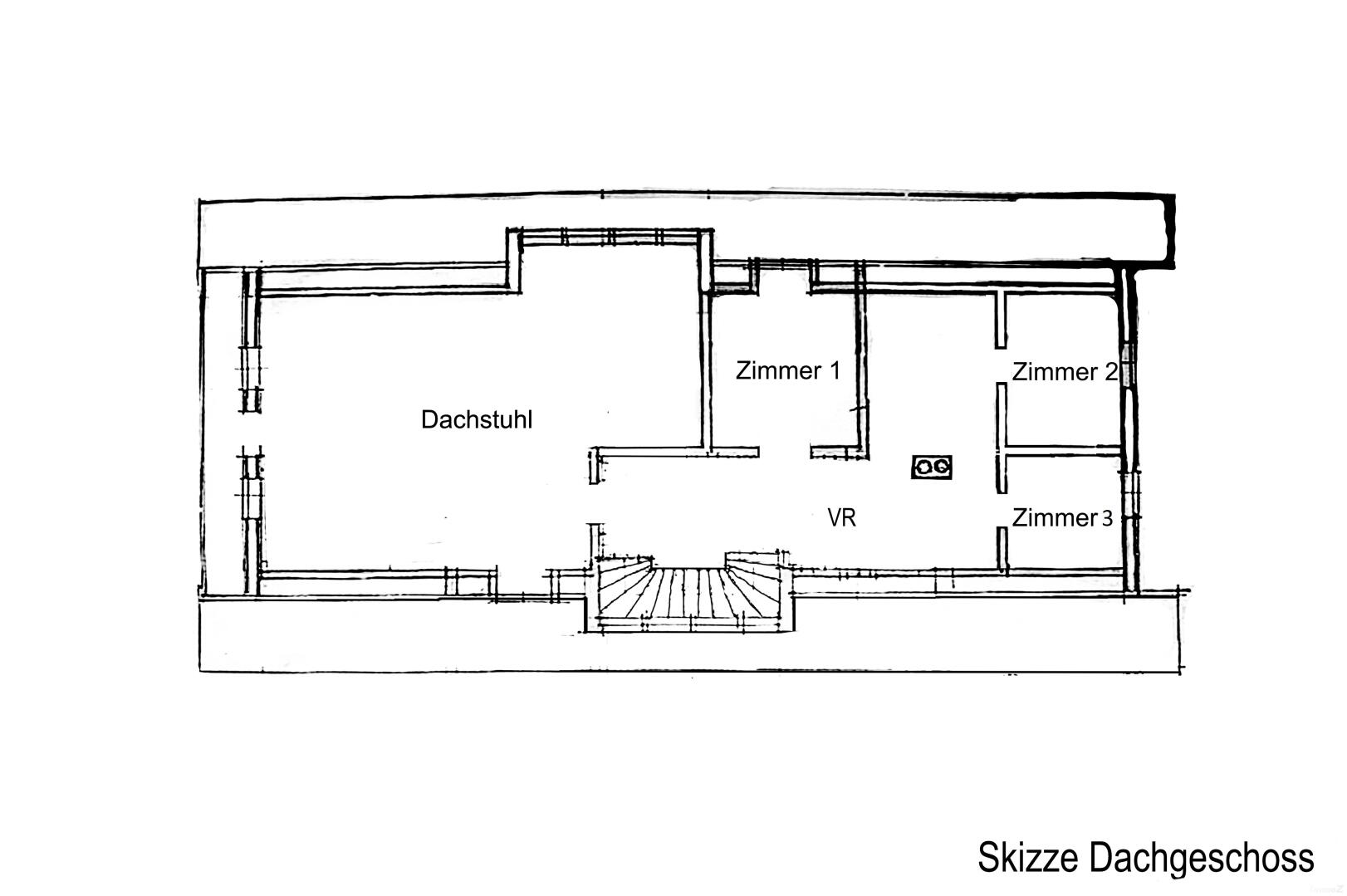 Haus zu kaufen: Oberwald, 8563 Ligist - Skizze Dachgeschoss_