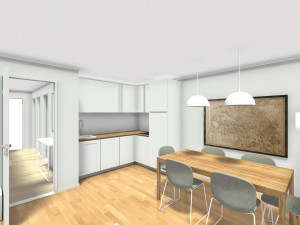 Wohnung zu kaufen: 8020 Graz - Wohnküche Wohnung zu kaufen: 8020 Graz - Wohnküche