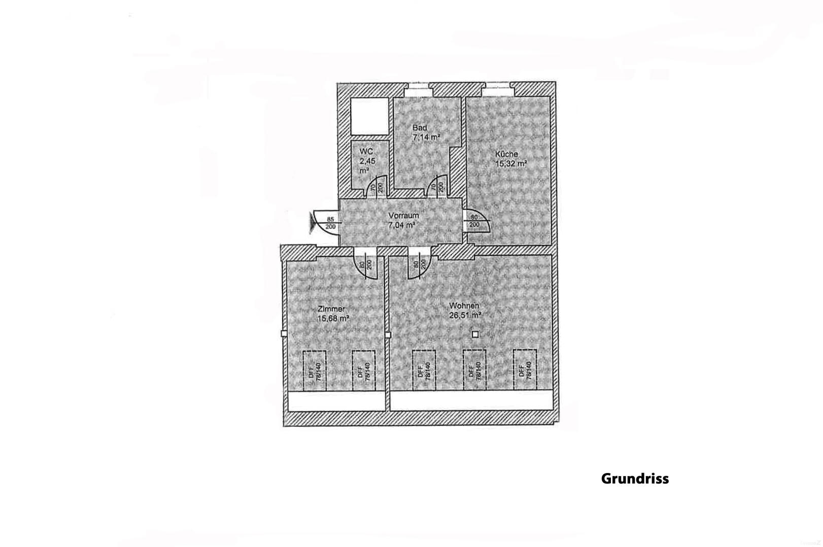Wohnung zu kaufen: 8020 Graz - Grundriss