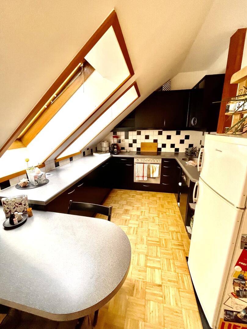 Wohnung zu kaufen: 8020 Graz - Küche offen zum Wohnzimmer