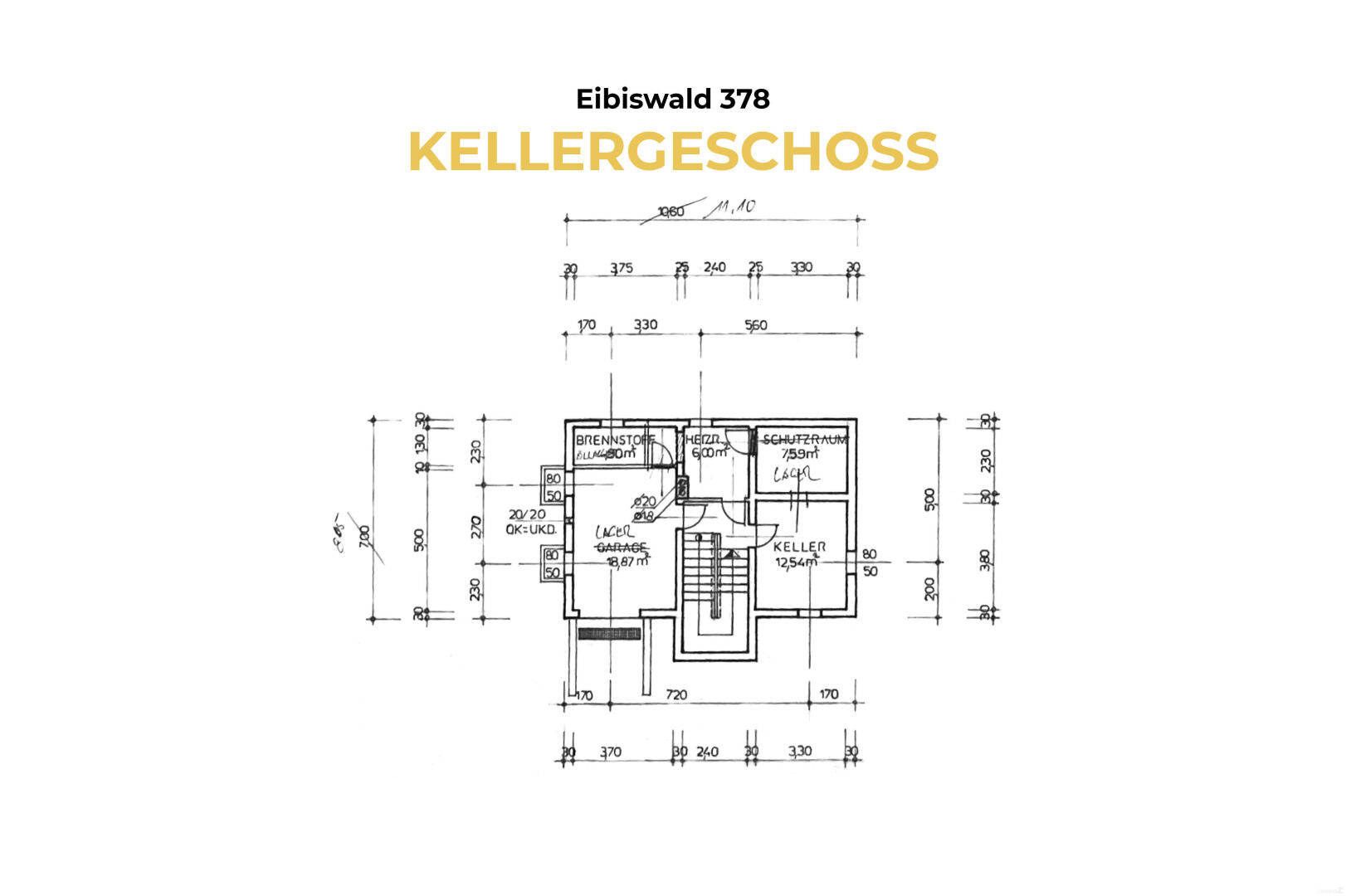 Haus zu kaufen: Eibiswald, 8552 Eibiswald - 3 Eibiswald 378 - Grundriss KG