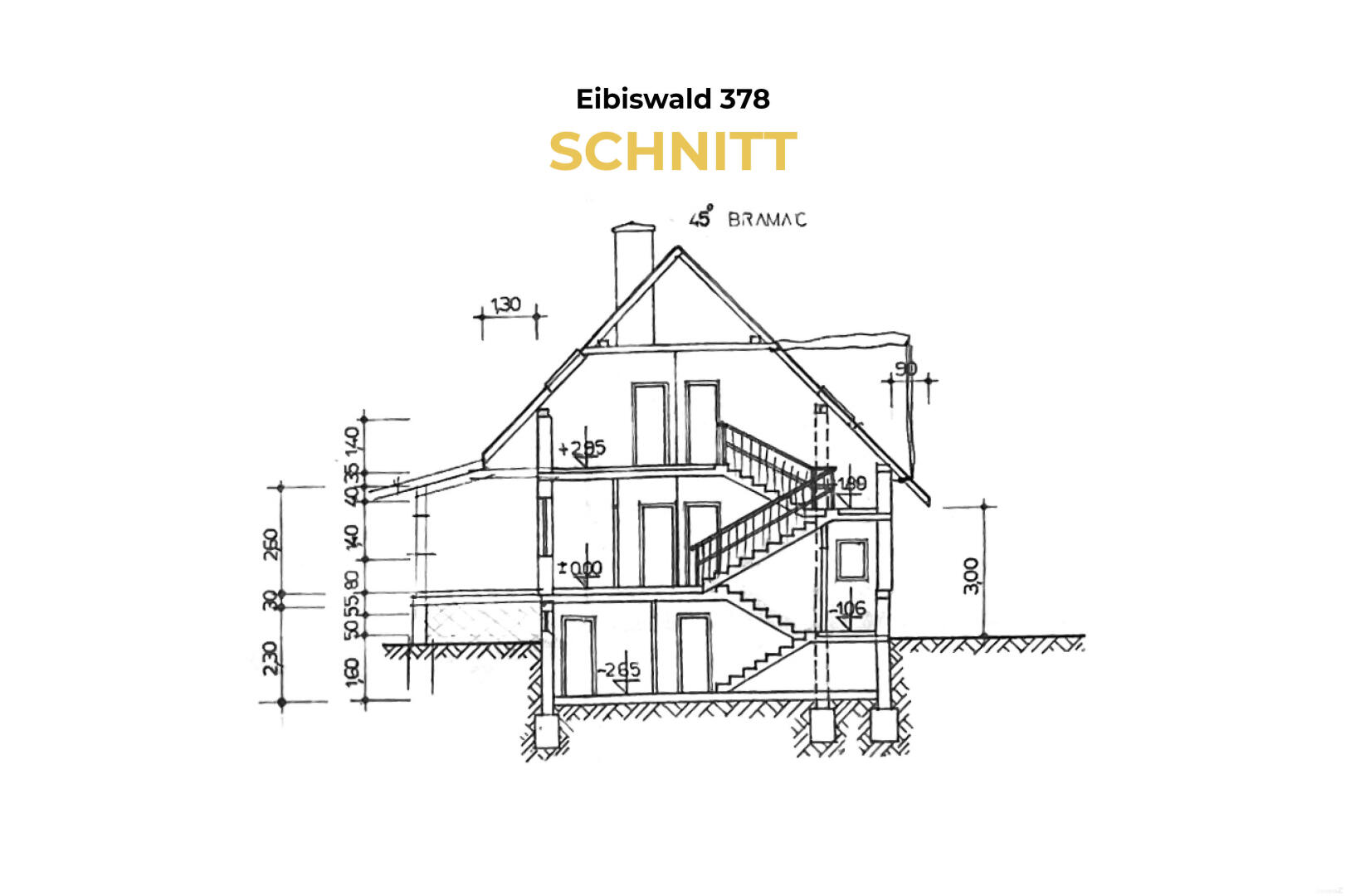 Haus zu kaufen: Eibiswald, 8552 Eibiswald - 4 Eibiswald 378 - Schnitt