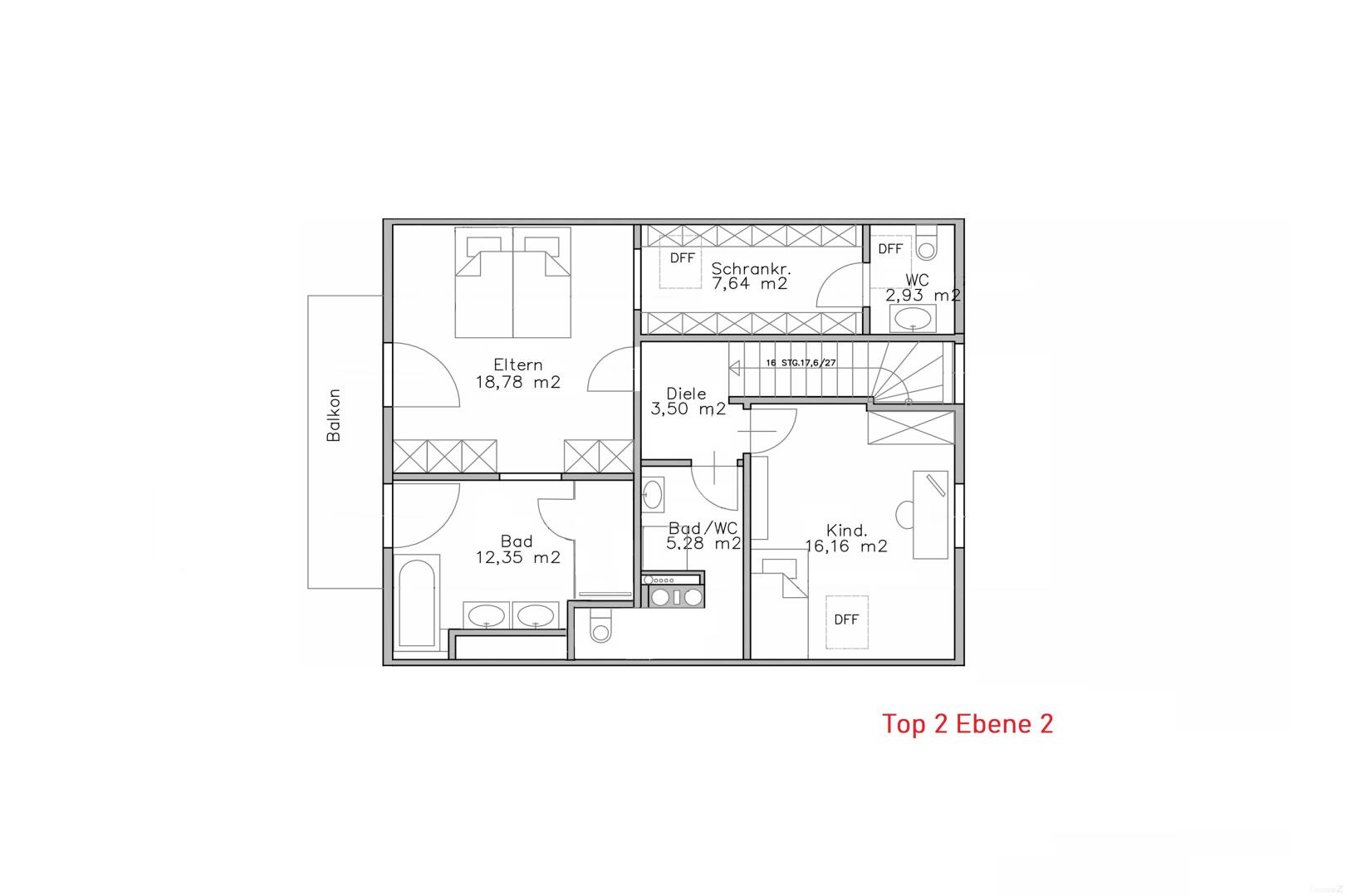 Wohnung zu kaufen: Autaler Straße 37, 8042 Graz - Top 2 Ebene 2